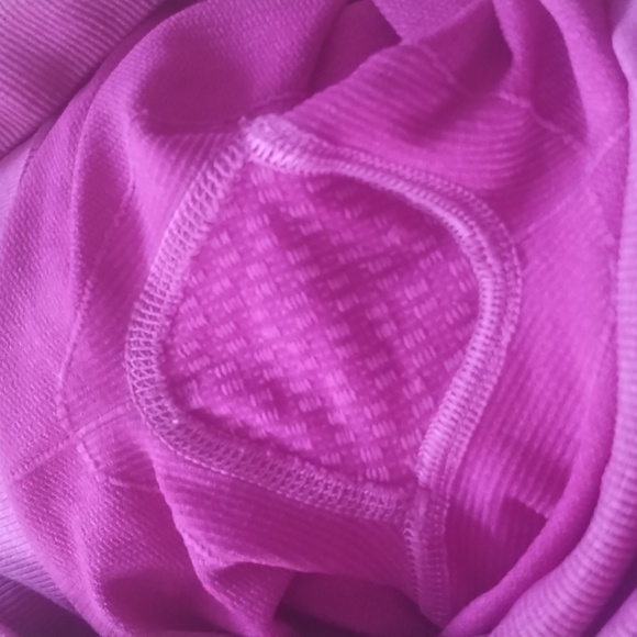 LululemonIn In the Flow high waist capris leggings pink ruched Sz 4 - Picture 7 of 7